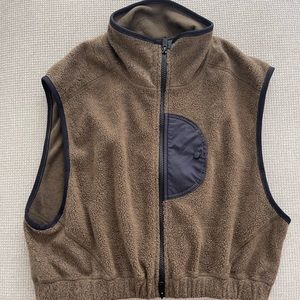 Sherpa Crop Vest